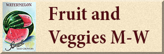 Fruit & Vegetable Seed M-Z